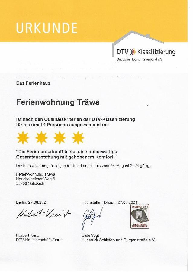 Ferienwohnung Traewa Sulzbach  외부 사진